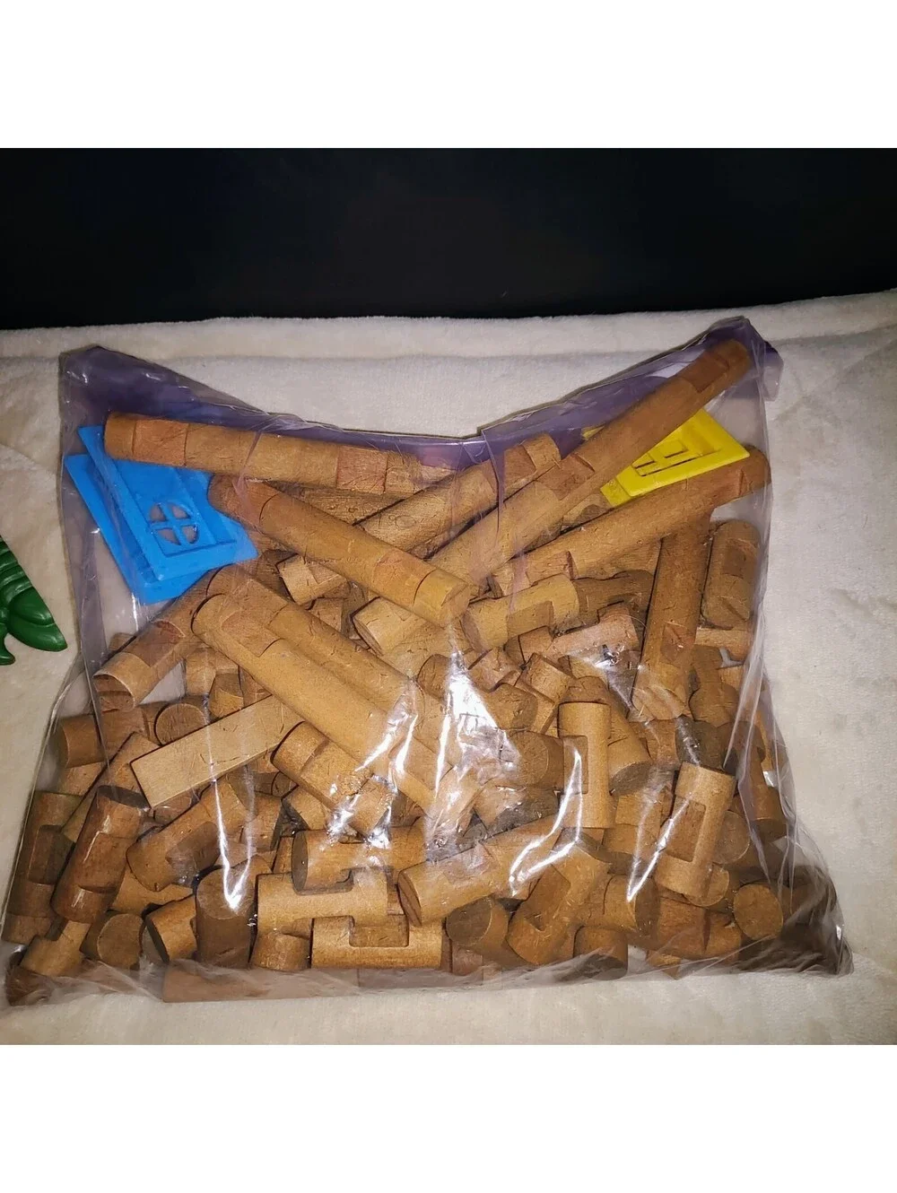 Vintage Lincoln Logs/Square Building Blocks/Dinosaur Parts/Robot Snap Blocks LOT